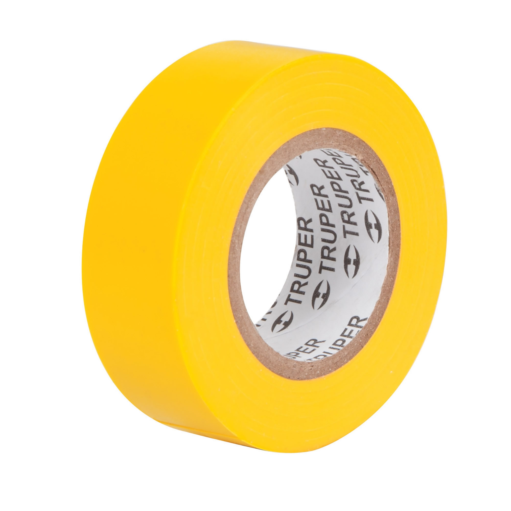 Cinta De Aislar Profesional De Pvc Amarilla De 18 M X 19 Mm Truper (M-33A)