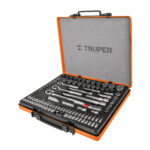 Juego De Copas 103 Piezas, Cuadrante 1/4″, 3/8″ Y 1/2″ Truper (JD-103MP)