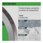 Disco De Diamante Rin Continuo De 10″, Centro 7/8″ Truper (DDT-803C) - Imagen 2