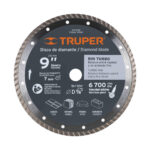 Disco De Diamante Rin Turbo De 9″, Centro 7/8″ Truper (DDT-1542T)