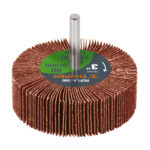 Rueda Flap De 3″ Con Zanco De 1/4″ Y Grano 80 Truper (RUFLA-380)