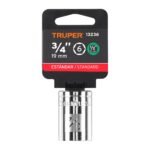 Copa Estándar 3/4″ De 6 Puntas, Cuadrante De 1/2″ Truper (D-5424-H) - Imagen 2