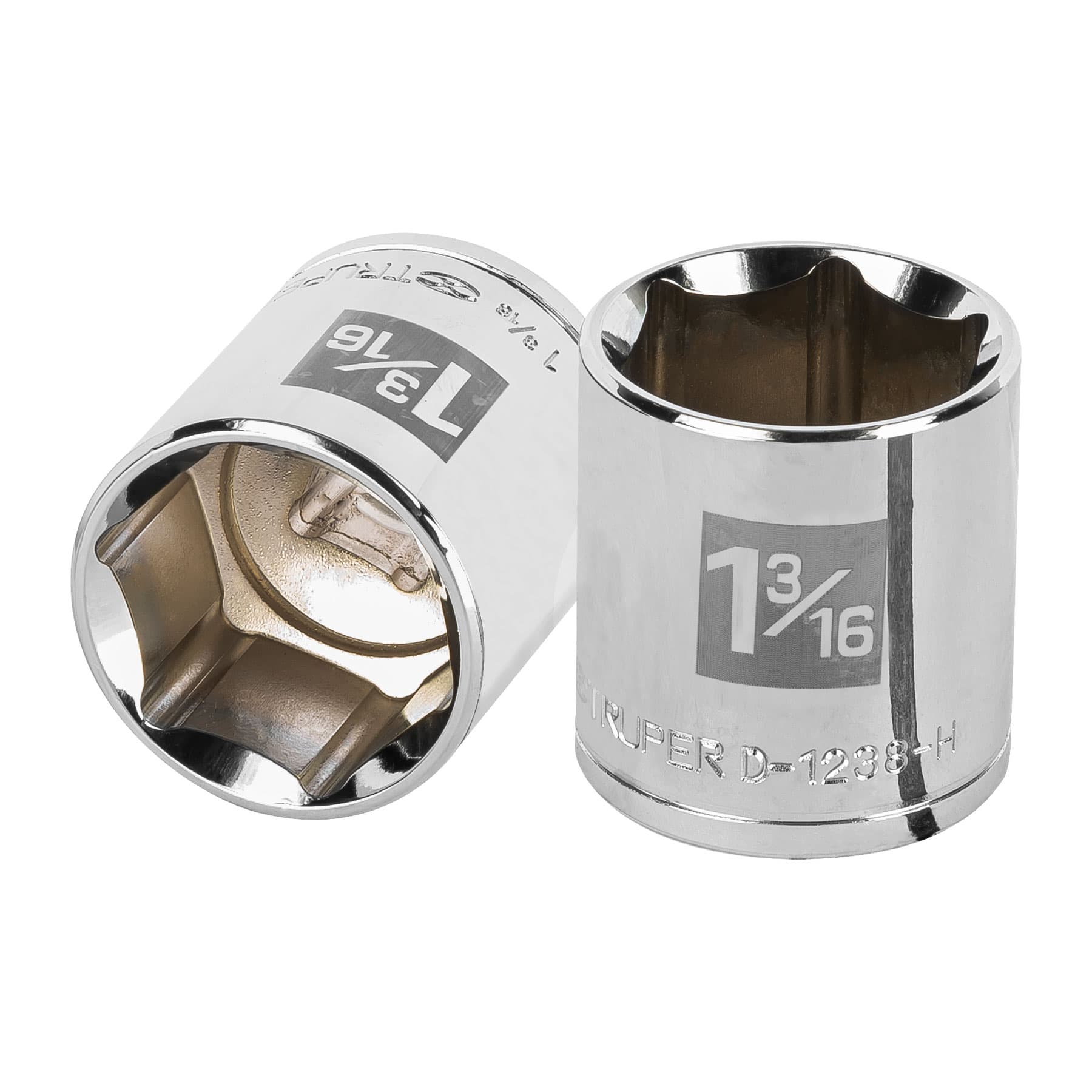 Copa Estándar 1.3/16″ De 6 Puntas, Cuadrante De 1/2″ Truper (D-5438-H)