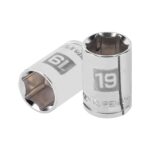 Copa Estándar 19 Mm De 6 Puntas, Cuadrante De 1/2″ Truper (D-5419-M)
