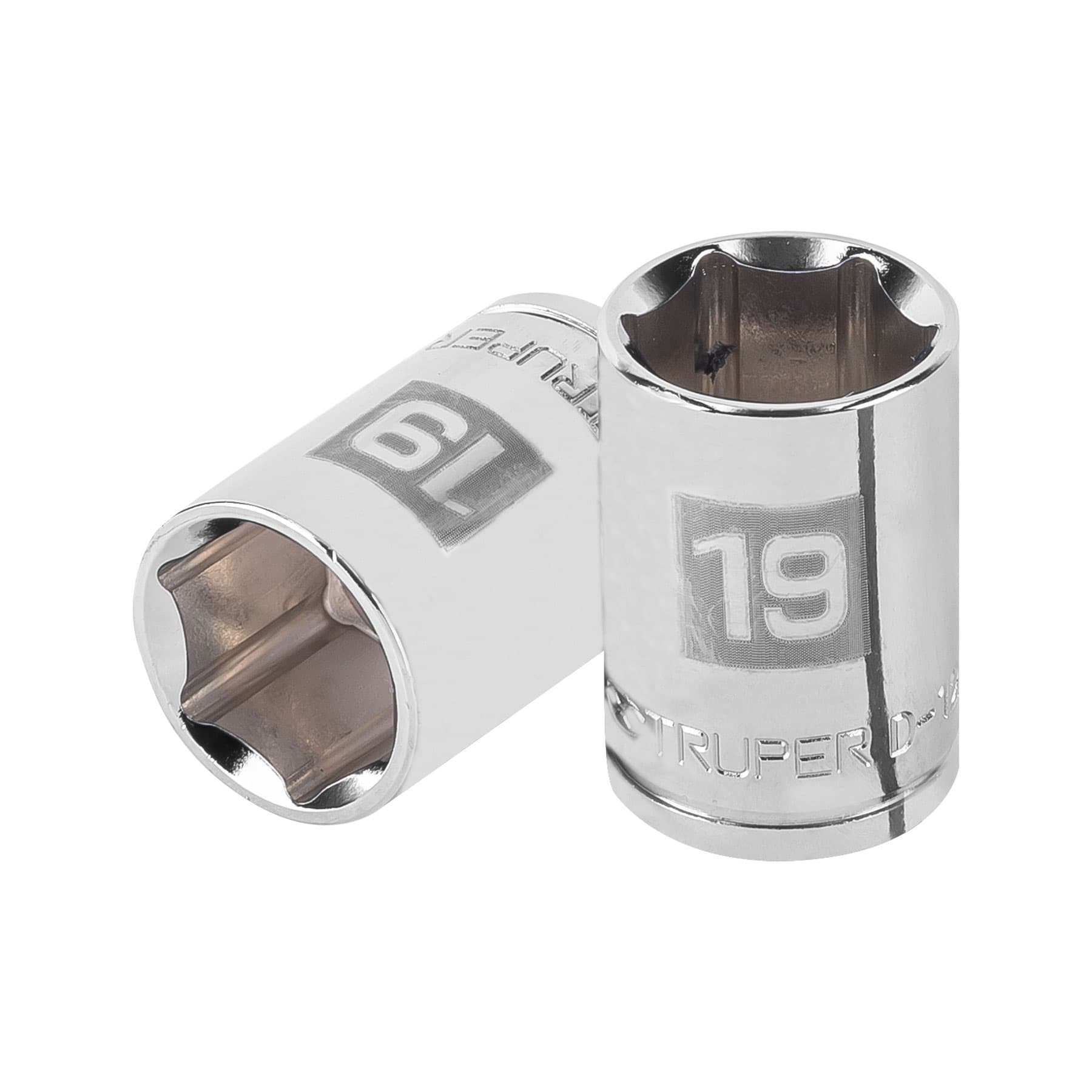 Copa Estándar 19 Mm De 6 Puntas, Cuadrante De 1/2″ Truper (D-5419-M)