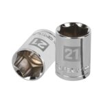 Copa Estándar 21 Mm De 6 Puntas, Cuadrante De 1/2″ Truper (D-5421-M)