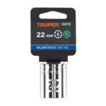 Copa Estándar 22 Mm De 6 Puntas, Cuadrante De 1/2″ Truper (D-5422-M) - Imagen 2