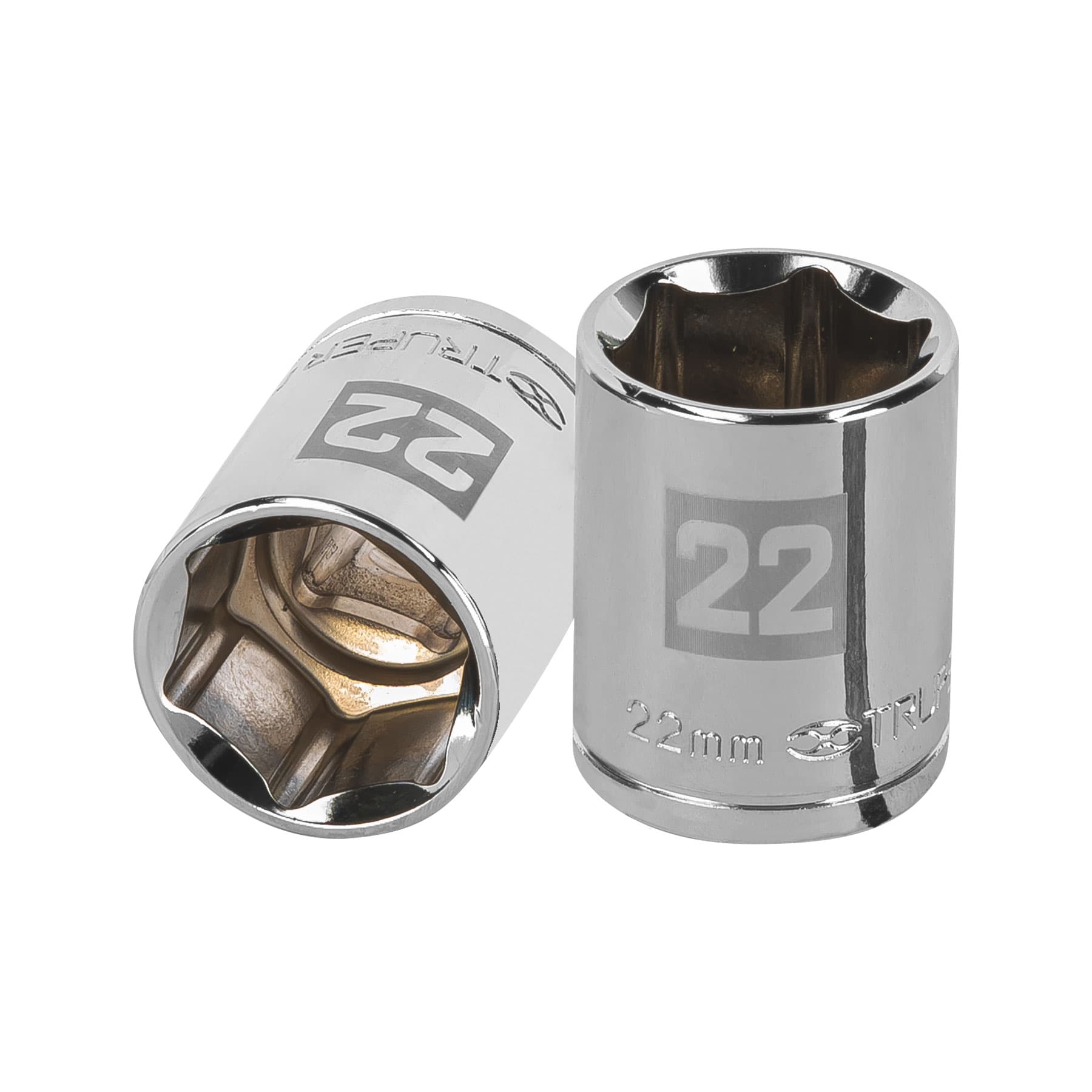 Copa Estándar 22 Mm De 6 Puntas, Cuadrante De 1/2″ Truper (D-5422-M)