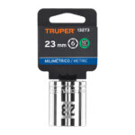 Copa Estándar 23 Mm De 6 Puntas, Cuadrante De 1/2″ Truper (D-5423-M) - Imagen 2
