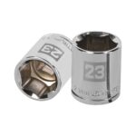 Copa Estándar 23 Mm De 6 Puntas, Cuadrante De 1/2″ Truper (D-5423-M)