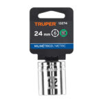 Copa Estándar 24 Mm De 6 Puntas, Cuadrante De 1/2″ Truper (D-5424-M) - Imagen 2