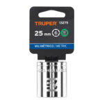 Copa Estándar 25 Mm De 6 Puntas, Cuadrante De 1/2″ Truper (D-5425-M) - Imagen 2