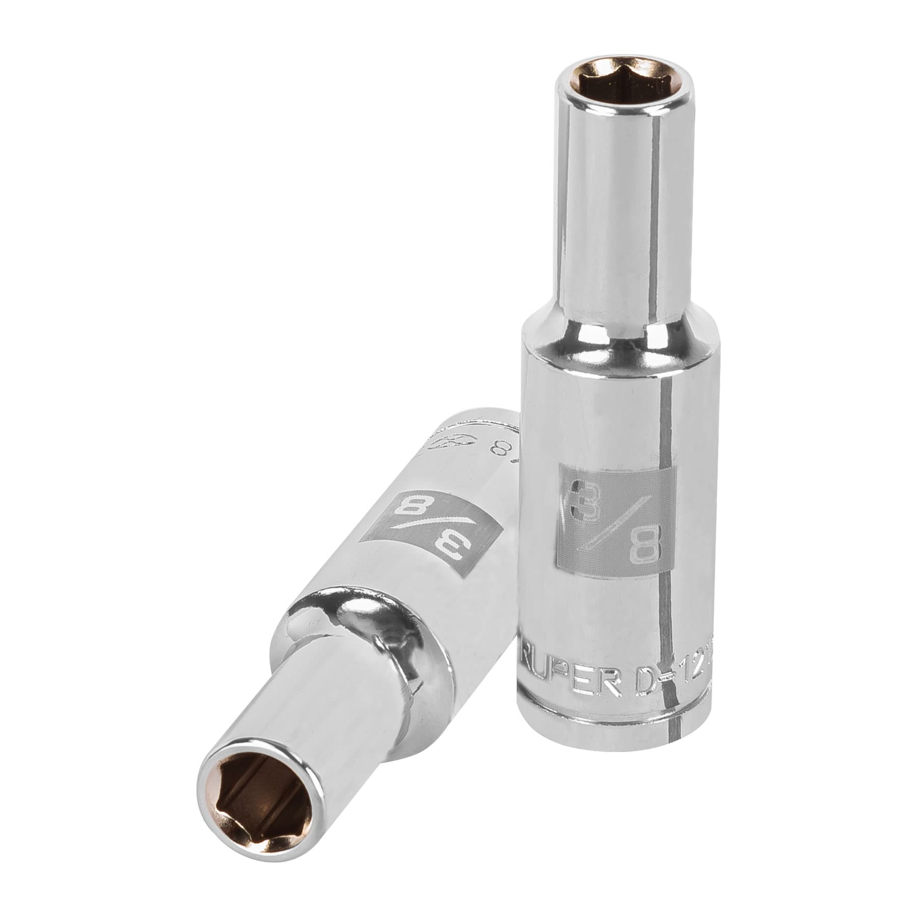 Copa Estándar Larga 3/8″ De 6 Puntas, Cuadrante De 1/2″ Truper (D-5312-H)