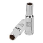 Copa Estándar Larga 7/16″ De 6 Puntas, Cuadrante De 1/2″ Truper (D-5314-H)