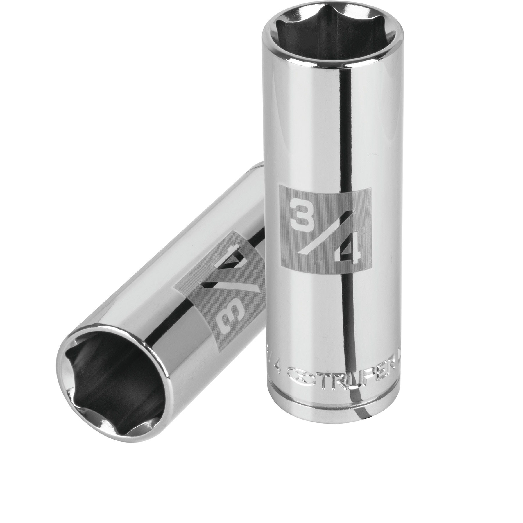Copa Estándar Larga 3/4″ De 6 Puntas, Cuadrante De 1/2″ Truper (D-5324-H)