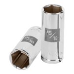 Copa Estándar Para Bujías 15/16″, 6 Puntas, Cuadrante 1/2″ Truper (D-5330-H)