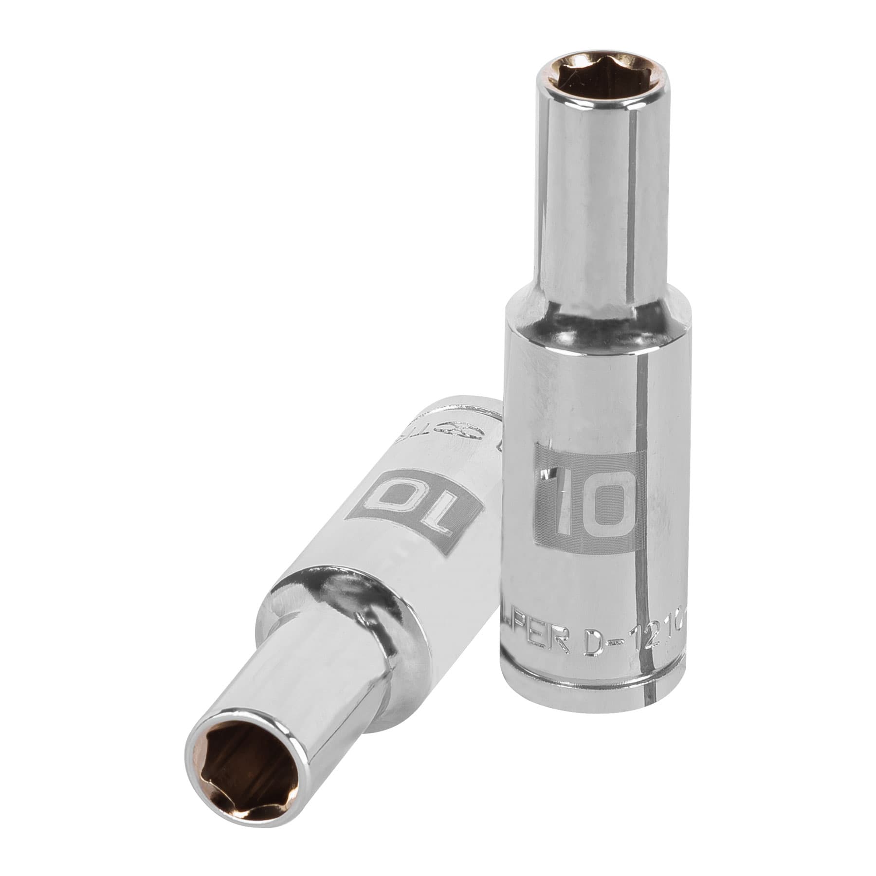 Copa Estándar Larga 10 Mm De 6 Puntas, Cuadrante De 1/2″ Truper (D-5310-M)