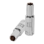 Copa Estándar Larga 11 Mm De 6 Puntas, Cuadrante De 1/2″ Truper (D-5311-M)