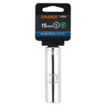 Copa Estándar Larga 15 Mm De 6 Puntas, Cuadrante De 1/2″ Truper (D-5315-M) - Imagen 2