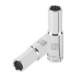 Copa Estándar Larga 1/2″ De 12 Puntas, Cuadrante De 1/2″ Truper (D-5316-E)