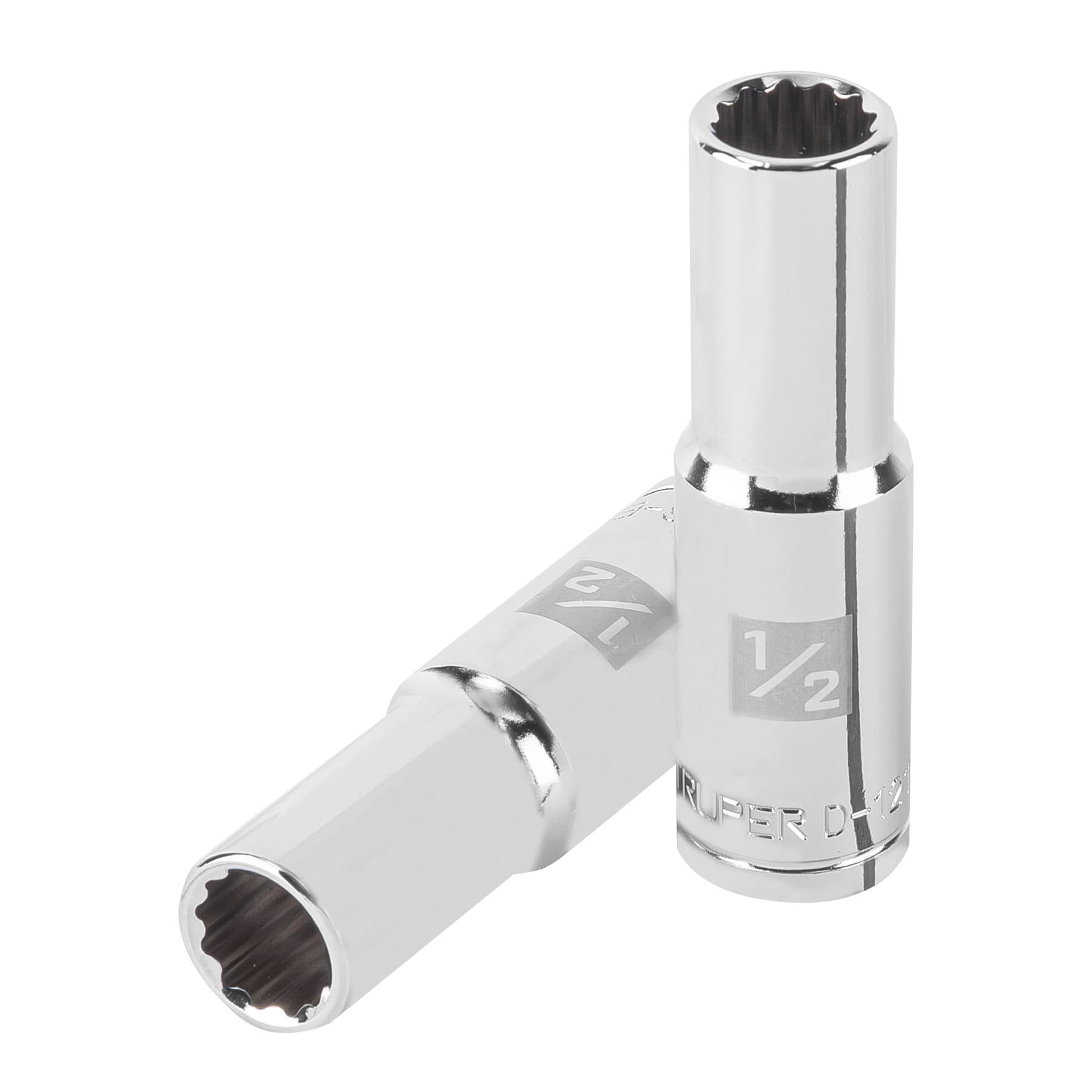 Copa Estándar Larga 1/2″ De 12 Puntas, Cuadrante De 1/2″ Truper (D-5316-E)