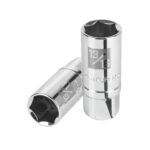 Copa Estándar Para Bujías 13/16″, 6 Puntas, Cuadrante 1/2″ Truper (D-5326-HPA)