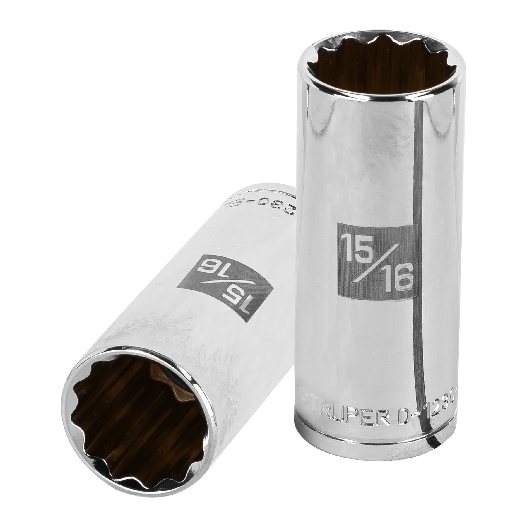 Copa Estándar Larga 15/16″ De 12 Puntas, Cuadrante De 1/2″ Truper (D-5330-E)