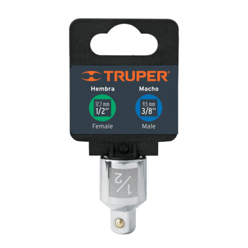 Adaptador Para Ratchet Y Copas, Hembra 1/2″, Macho 3/8″ Truper (A-5254) - Imagen 2