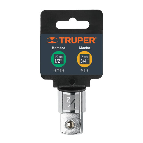 Adaptador Para Ratchet Y Copas, Hembra 1/2″, Macho 3/4″ Truper (A-5653) - Imagen 2