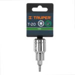 Copa Punta Torx T-20 Uso Profesional, Cuadrante De 1/2″ Truper (D-543920-W) - Imagen 2