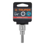 Copa Estándar De Punta Bristol 1/4″, Cuadrante De 3/8″ Truper (D-4990-1/4) - Imagen 2