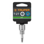 Copa Punta Torx T-27 Uso Profesional, Cuadrante De 3/8″ Truper (D-523927-W) - Imagen 2