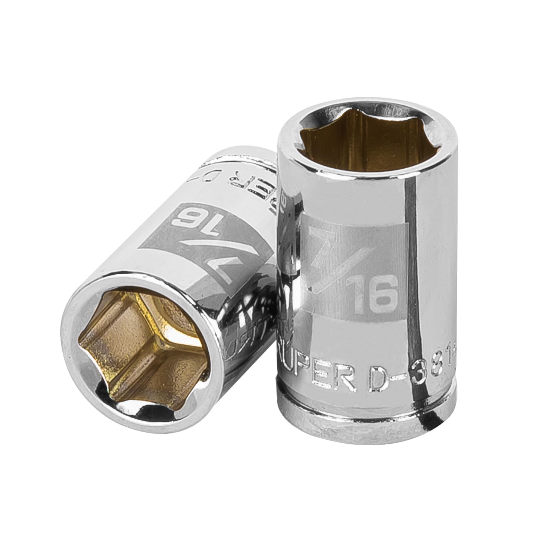 Copa Estándar 7/16″ De 6 Puntas, Cuadrante De 3/8″ Truper (D-5214-H)