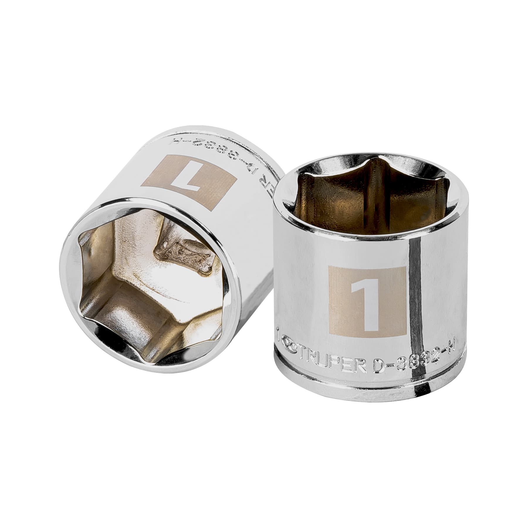 Copa Estándar 1″ De 6 Puntas, Cuadrante De 3/8″ Truper (D-5232-H)