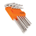 Juego De 9 Llaves Torx Largas, Incluye Estuche Organizador Truper (TORX-9L)