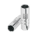 Copa Estándar Para Bujías 5/8″, 6 Puntas, Cuadrante 3/8″ Truper (D-5220-50)