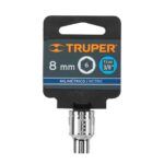 Copa Estándar 8 Mm De 6 Puntas, Cuadrante De 3/8″ Truper (D-5208-HM) - Imagen 2