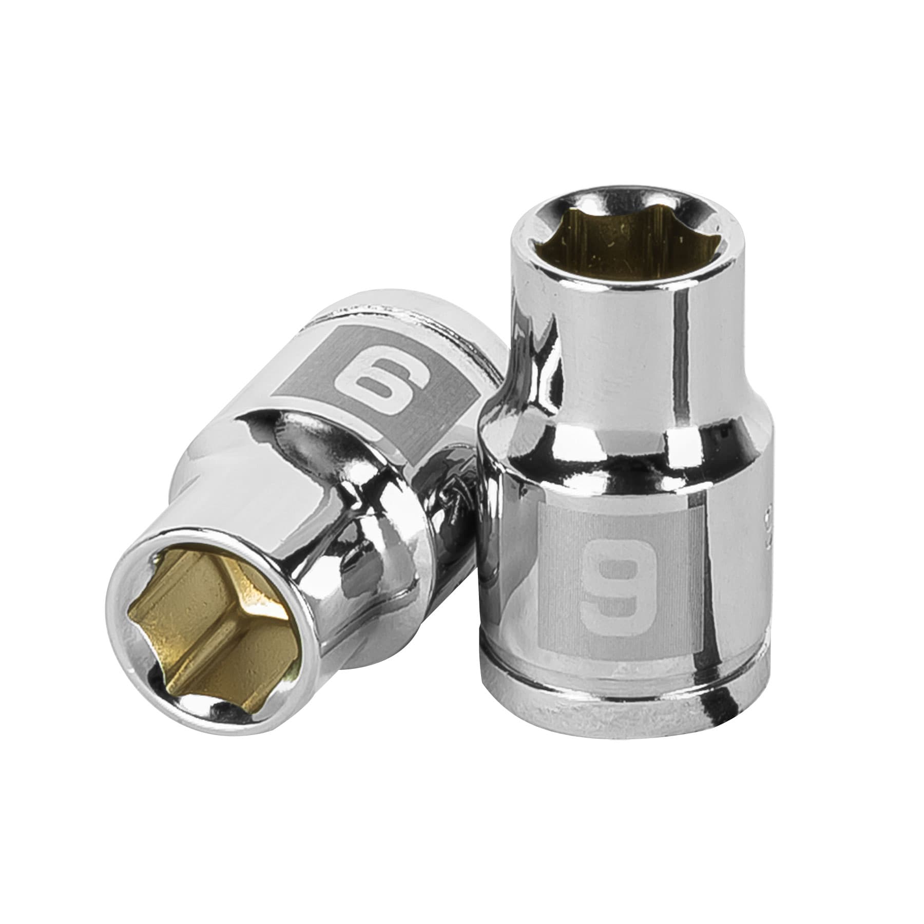 Copa Estándar 9 Mm De 6 Puntas, Cuadrante De 3/8″ Truper (D-5209-HM)