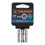 Copa Estándar 17 Mm De 6 Puntas, Cuadrante De 3/8″ Truper (D-5217-HM) - Imagen 2