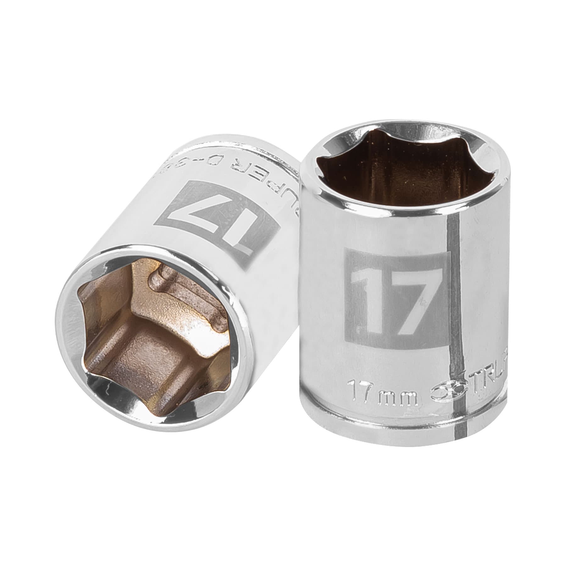 Copa Estándar 17 Mm De 6 Puntas, Cuadrante De 3/8″ Truper (D-5217-HM)