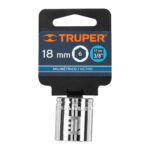 Copa Estándar 18 Mm De 6 Puntas, Cuadrante De 3/8″ Truper (D-5218-HM) - Imagen 2