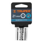 Copa Estándar 21 Mm De 6 Puntas, Cuadrante De 3/8″ Truper (D-5221-HM) - Imagen 2