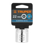 Copa Estándar 22 Mm De 6 Puntas, Cuadrante De 3/8″ Truper (D-5222-HM) - Imagen 2