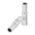 Copa Estándar Larga 3/8″ De 6 Puntas, Cuadrante De 3/8″ Truper (D-5012-H)