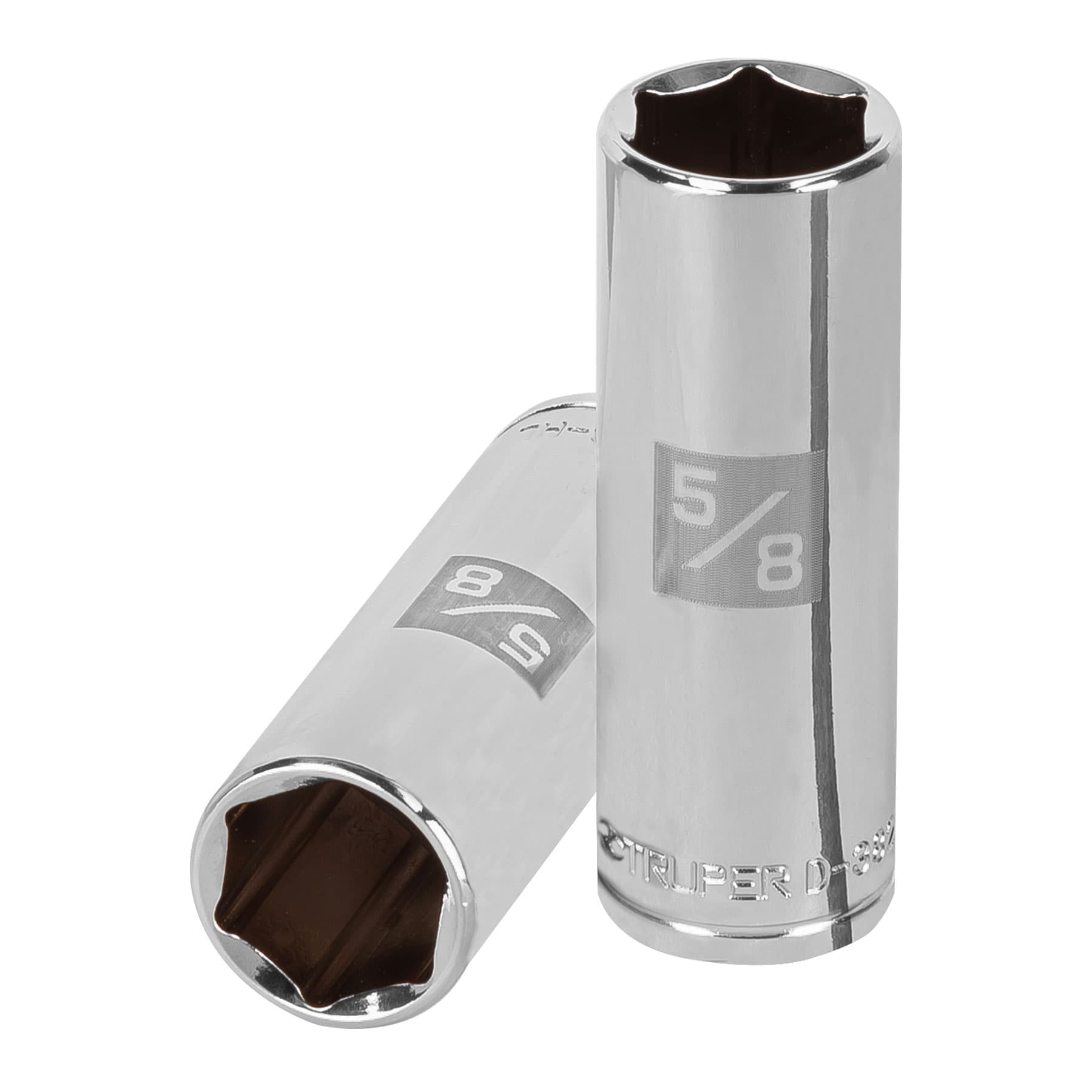 Copa Estándar Larga 5/8″ De 6 Puntas, Cuadrante De 3/8″ Truper (D-5020-H)