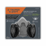 Máscara Profesional Media Cara Con 2 Filtros Para Pintura Truper (KIT-RES-PP) - Imagen 2
