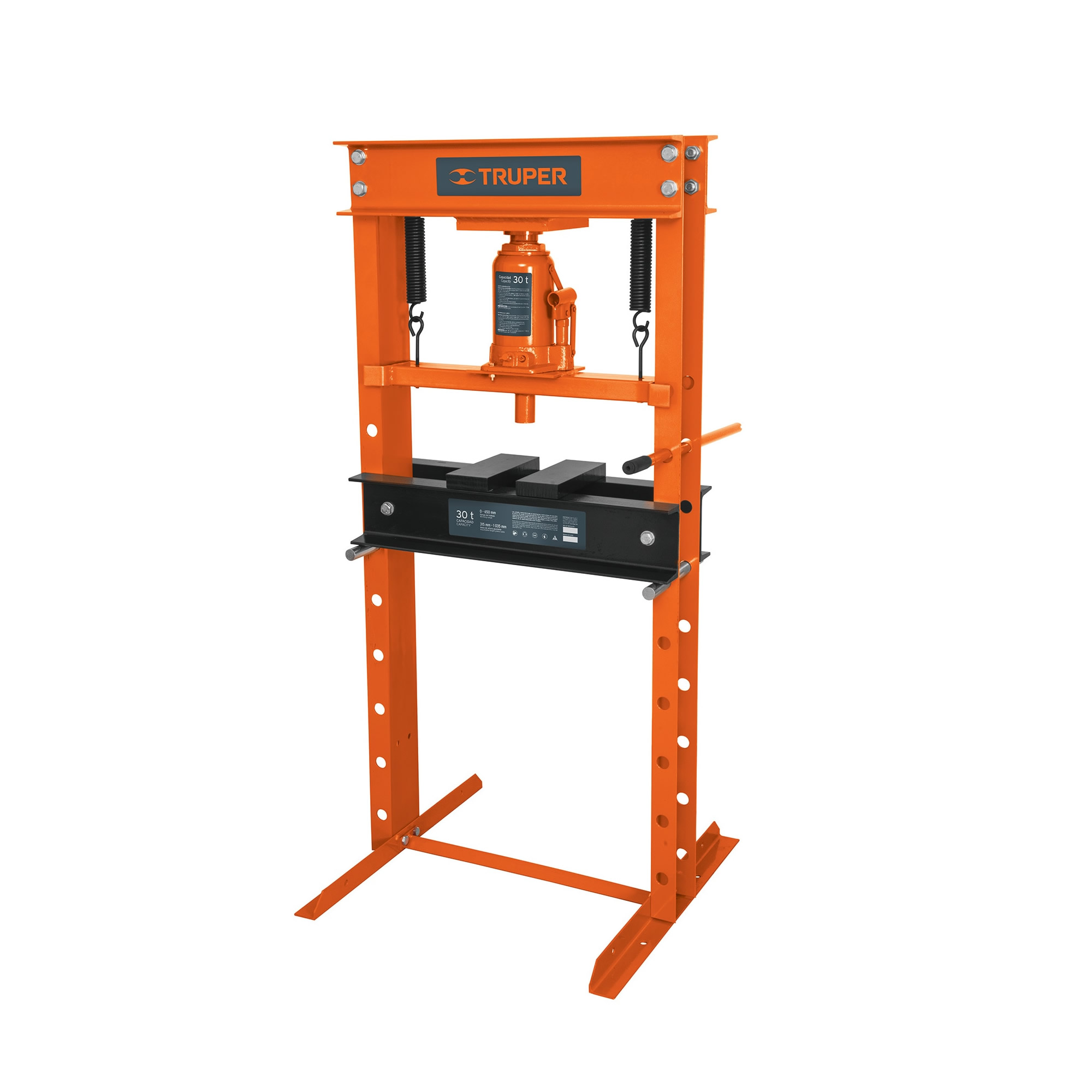 Prensa Hidráulica Tipo H Con Gato, Capacidad 30 Toneladas Truper (PREH-30G)