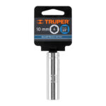 Copa Estándar Larga 10 Mm De 6 Puntas, Cuadrante De 3/8″ Truper (D-5010-HM) - Imagen 2