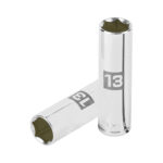 Copa Estándar Larga 13 Mm De 6 Puntas, Cuadrante De 3/8″ Truper (D-5013-HM)