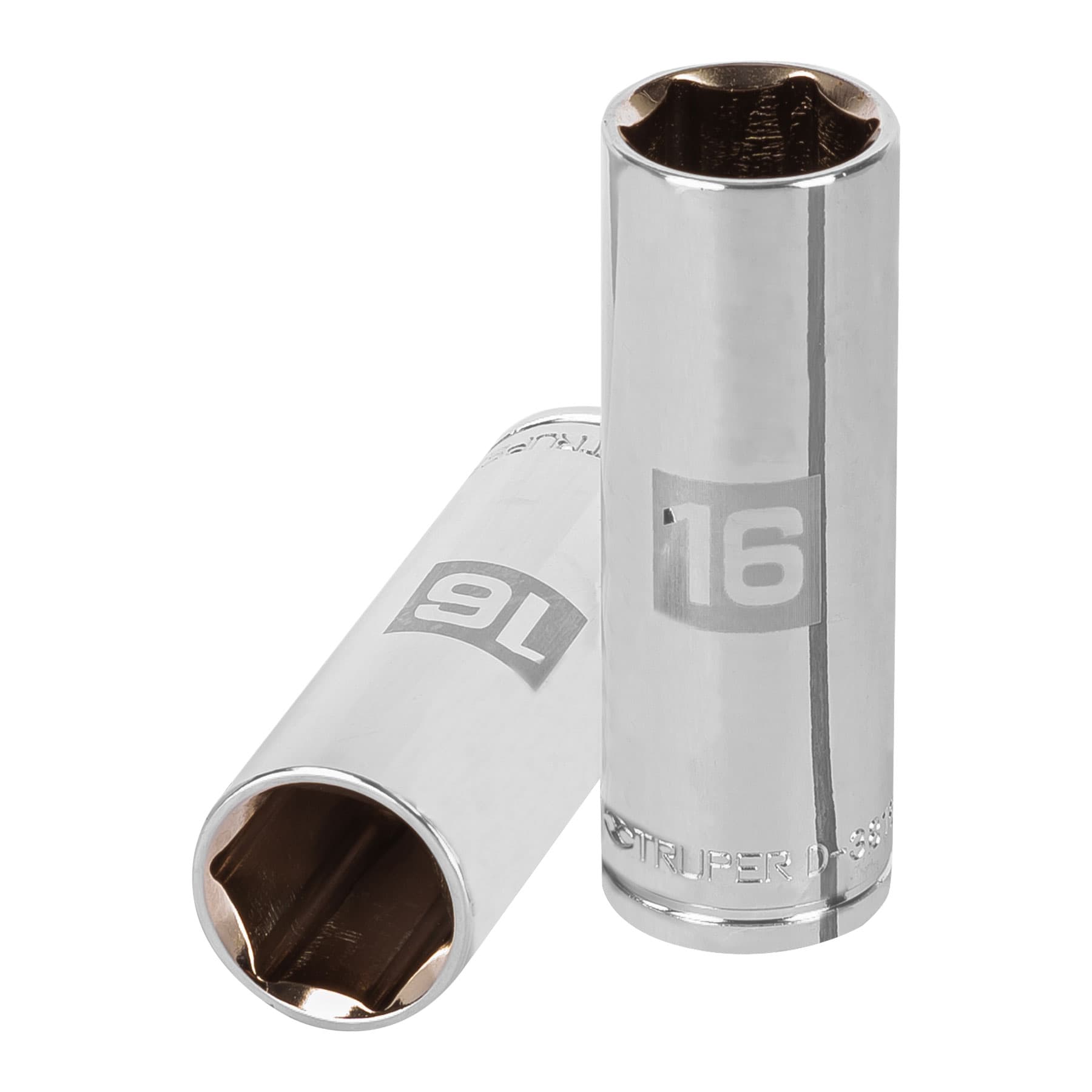 Copa Estándar Larga 16 Mm De 6 Puntas, Cuadrante De 3/8″ Truper (D-5016-HM)